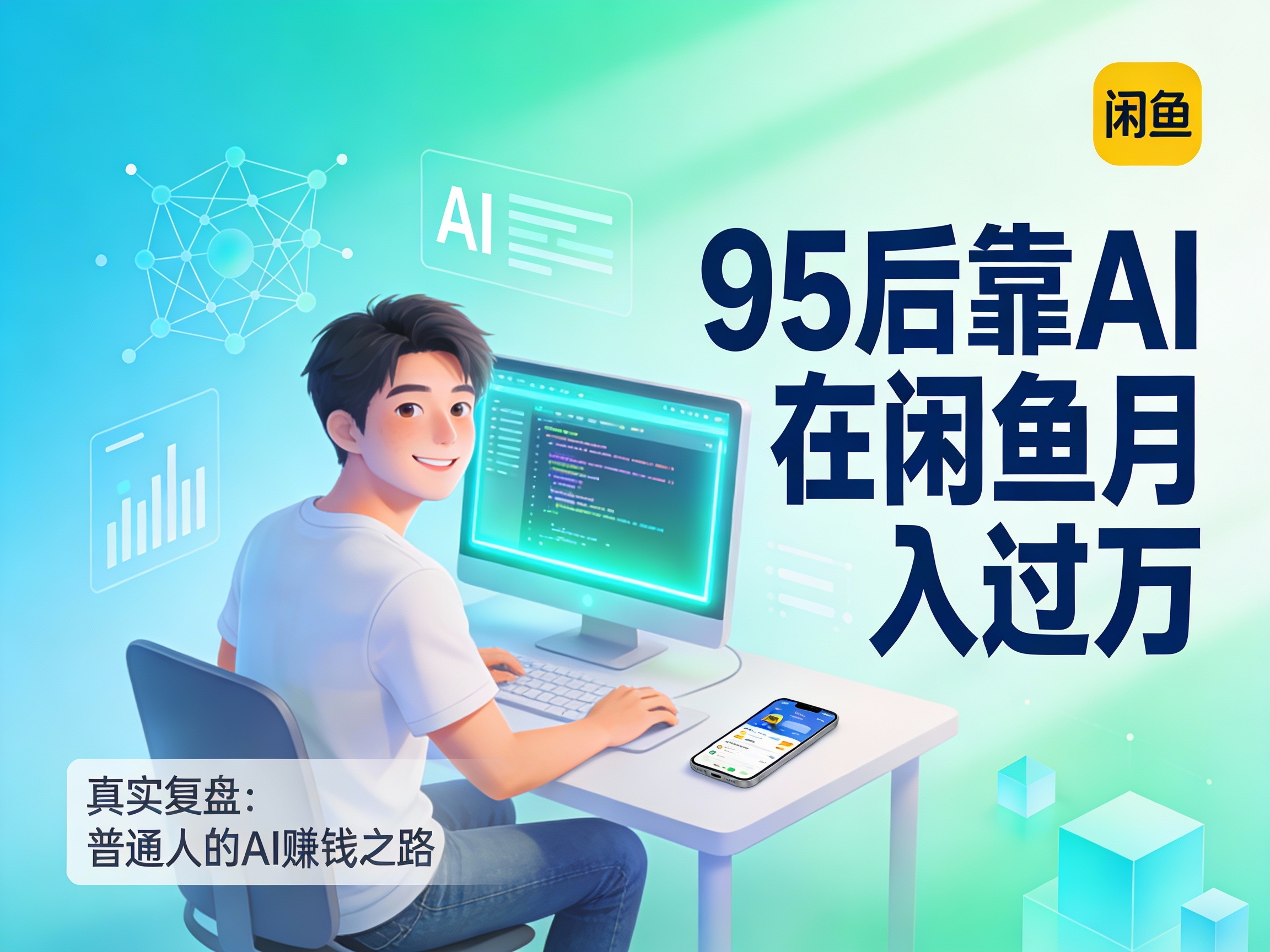 【真实复盘】那个在闲鱼接单做图的95后,是怎么靠欣华AI雕刻悄悄月入过万的?